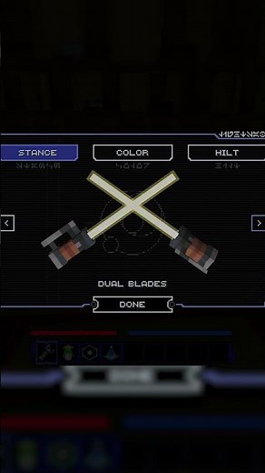 Path of the Jedi Lightsaber Customisation #pathofthejedi #minecraft #minecraftpathofthejedi