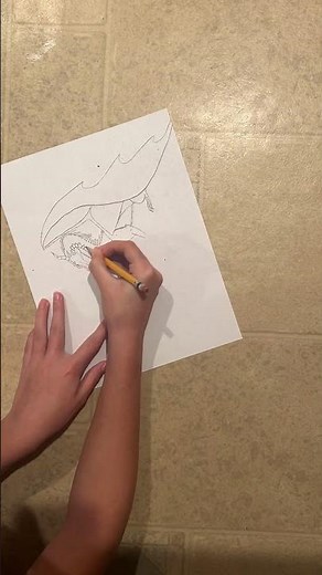 Drawing wings of fire dragon Moonwatcher🖤🤍#art #dragon #wingsoffire #dragonart #wingsoffireart #wof