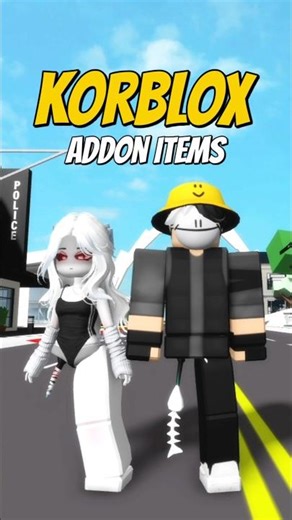 7 ID ITEMS ADDON FOR KORBLOX In Brookhaven #roblox #brookhaven