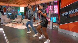 Lance Bass shows Keke the 'Bye Bye Bye' dance