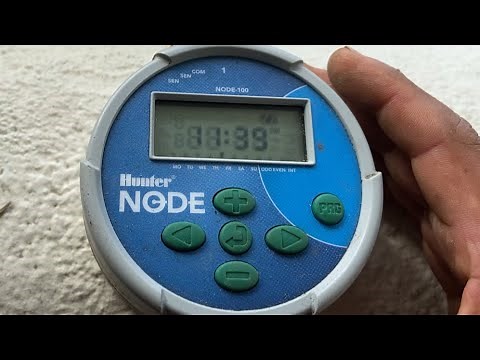 Como programar RELOJ AUTOMATICO de BATERIA(TIMER) para REGAR el JARDIN o IRRIGACION