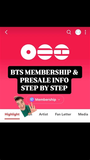 Stephan on Instagram: "BTS Membership & Presale Info Step By Step!♥️ #bts #kpop #stemaxma #army"