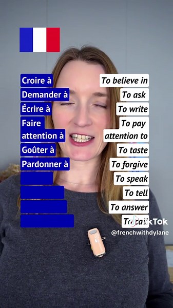 Learn 10 French Verbs with Preposition À