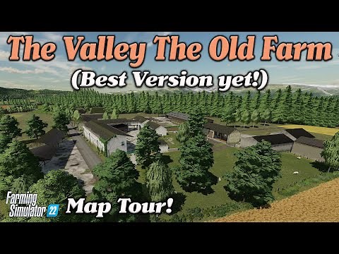 “The Valley The Old Farm” FS22 MAP TOUR! | NEW MOD MAP! | Farming Simulator 22 (Review) PS5.