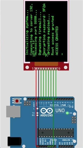 This Arduino Project Feels Illegal 😈#arduino#electronics#coding#hacking#embedded#shorts#ytshorts