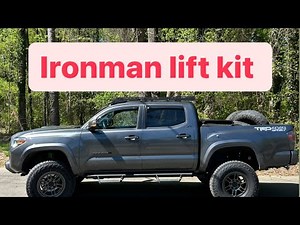 2020 Toyota Tacoma Ironman 2.5 Nitro Shocks lift kit install.