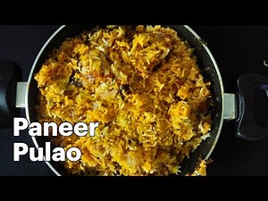 Paneer Pulao Recipe | Restaurant Style Paneer Pulao | Cooking Central