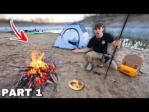 24 Hour Survival Challenge on the DEADLIEST River! (gone wrong)
