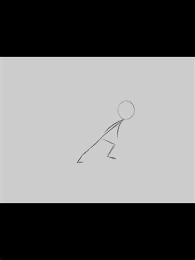 60FPS Run Animation (LOOP) #stickfigure #animation #clipstudiopaint #60fps #framebyframe #2d