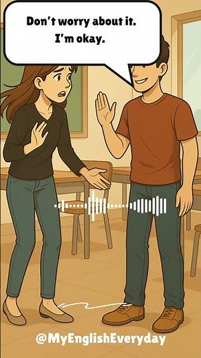 Accidentally Stepping on Someone’s Foot | Easy English Conversation for Beginners #79 #shorts