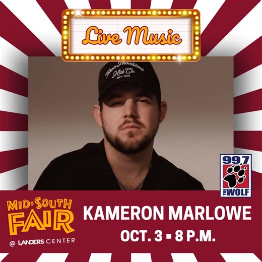 It's time!😎 The 2025 Mid-South Fair live music lineup is HERE! This year, you can expect an exciting mix of national recording artists, regional favorites and DJs.🎤 👉 Live music on the Main Stage is free with Fair admission. 👉 Buy your discounted tickets online now: https://lndrsctr.com/MSF25 👇 Tag your live music buddy in the comments! | Mid-South Fair