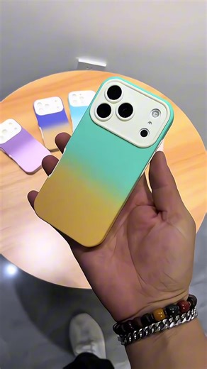 Cool Gradient Frosted Skin-like iPhone Case