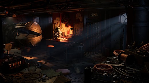 Steampunk Engineer’s Basement, Alexandre Dias