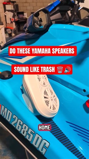 Yamaha Jet Ski Speakers Audio Test! ($700 OEM for $249?!) 🔊 #yamaha #yamahawaverunner #shorts #pwc