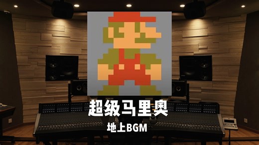 还记得小霸王时代吗？百万级录音棚听《超级马里奥》地上BGM「スーパーマリオブラザーズ」