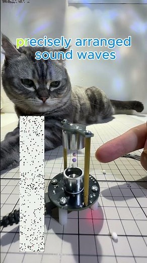 Ultrasonic Sound Wave Levitation Machine Test and Play