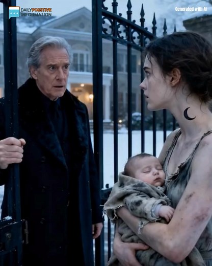 “Sir, do you need a maid? I can do anything… my sister is hungry.” She was just a beggar at the gate—until the billionaire saw the mark on her neck. The world stopped. This wasn’t a stranger. This was the heir to everything he lost. Charles Whitmore had heard countless voices—pleading, desperate, forgettable. But this one sliced through winter air and memory. Twenty-one years ago, he watched his father throw his pregnant sister out into a storm. He did nothing. And now, standing before him, was 