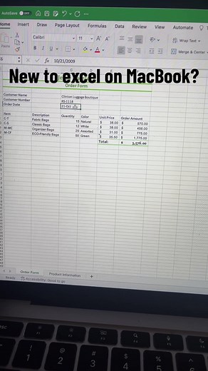 control VS command#MacBook #MacBookExcel #excel