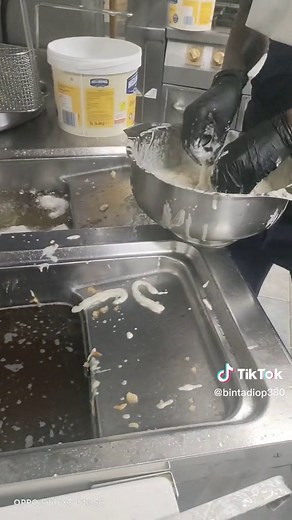 Deep Fryer Cleaning Process in a Commercial Kitchen