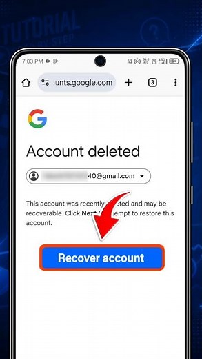 How to Recover Deleted Gmail Account 2026 | Recover Deleted Google Account #gmail #tutorial #usa