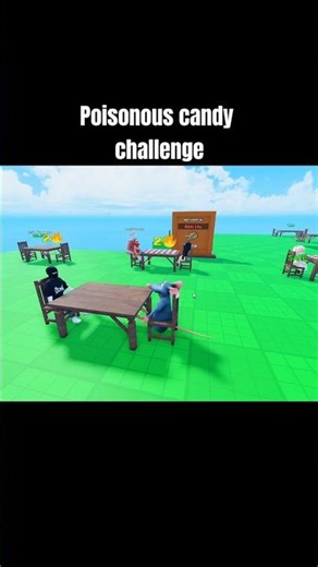 Poisonous candy challenge #funny #games #top #robloxers #roblox