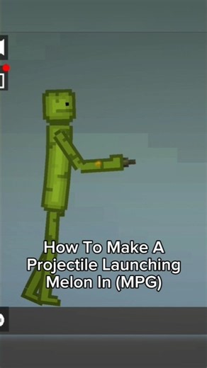 How To make A Projectile Launching Melon In Melon Playground🚀 #melonplayground #tutorial