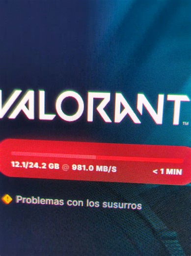 Installing Valorant at Blazing Speed of 981 MB/s