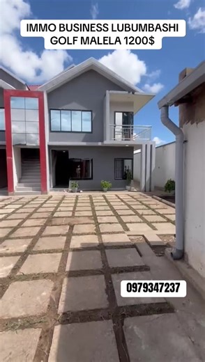 Mise en location de 4 appartements au golf Malela c’est Paris 😅 sur l’asphalte dont 3 disponible Composition : 2 chambre avec douche toilette ,cuisine équipé , salon etc… Loyer : 1200$ net / mois Charges incluses 💪💪🫡🫡#investissementimmobilier #business #immobilier #lubumbashi😘🌺congolaise🌺😍