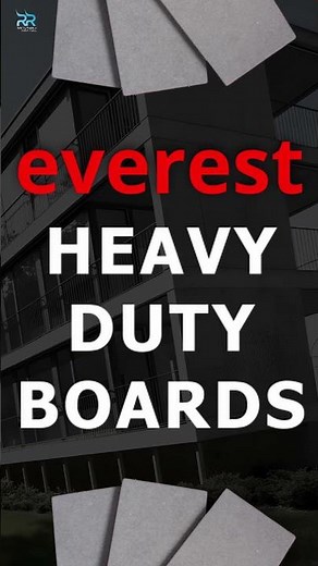 Everest Heavy Duty Fibre Cement Boards: Maximum Strength, Minimal Thickness!