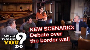 #WWYD explores the debate over the border wall: Diners in New York and Texas react to a new scenario about building a wall between the U.S. and Mexico border. | Watch more full scenarios at http://bit.ly/WWYDYoutube or http://abcnews.com/wwyd. | What Would You Do?