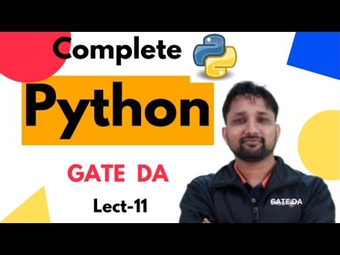 Functions | Lecture 11 | Python Complete Course | GATE DA | Puneet Kansal