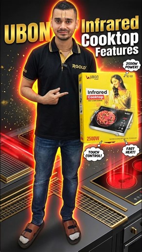 UBON Infrared Cooktop 🔥 2500W Power Demo 😱