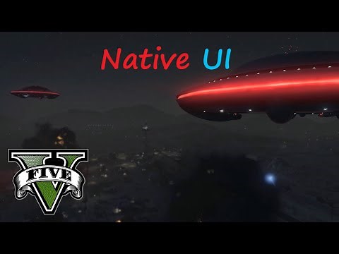 How to install NativeUI in GTA V | Installing Native UI the ultimate mod loader | 1080P
