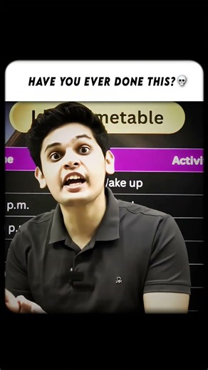 Time Table For Every Student 😱💀|| Prashant Kirad #shorts #ytshorts #class10 #boardexam #cbse