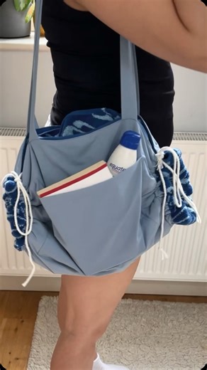 4.8K views · 367 reactions | This is the perfect way to turn your towel into a bag to make it easier to take to the pool or beach ️⛱️‍♀️ I’ve got a YouTube tutorial to show you how to make it. Visit my YouTube channel called @asewinglife  Enjoy your sewing 淋❤️ #sewing #summersewing #towelinabag #sewistsgonnasew | A Sewing Life | Facebook