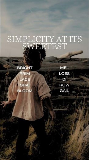 Simple and oh so sweet girl names!