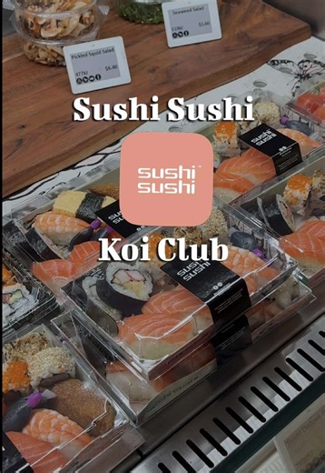 Sushi Sushi App Launch with Koi Club Rewards