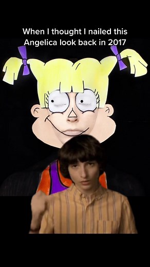 #CapCut what a HUGE difference practice makes 🫣 My first attempt at Angelica from Rugrats vs a year later 👀 This was back when I was back when I was on my cartoon grind starting out; I did a new makeup transformation every single day. I really gained an understanding for placement and detail from doing so many characters in a small span of time. It’s amazing how your brain changes #rugrats #angelicapickles #makeuptransformation #sfx