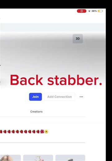 Back stabber,just a complete traitor