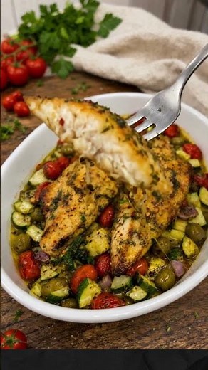 Easy Mediterranean Baked Fish
