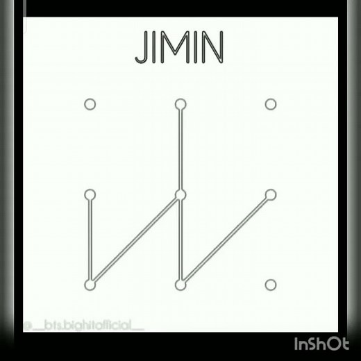 BTS members Pattern Lock phone 💜