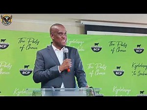BCP Leader Dumelang Saleshando's Vision for Change: Fighting Corruption & New Leadership Ahead