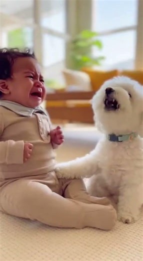 Crying Baby Stops Instantly When Dog & Cat Start Howling 🐶🐱❤️