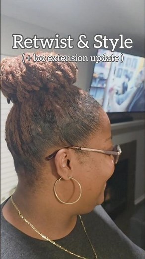 Loc Extension Update 😍🥰 #locs #LocExtensions #instantlocs #loctician #locstylist
