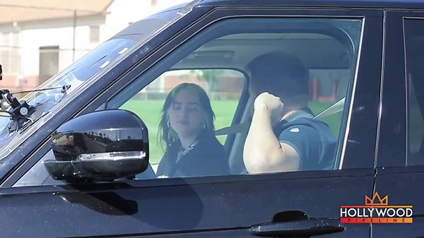 Billie Eilish and James Corden Film 'Carpool Karaoke' in LA
