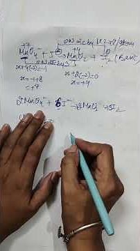 simple way to balance a redox reaction#basicmedium #chemistry #Neet #class 11#jee
