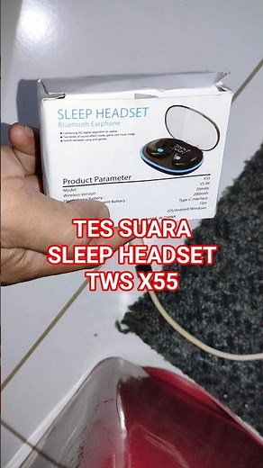 Review TWS X55 Sleep Headset #twsmurah #twsx55 #tws