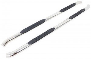 Westin E-Series Round Nerf Bars - 3" - Polished Stainless Steel Westin Nerf Bars - Running Boards 23