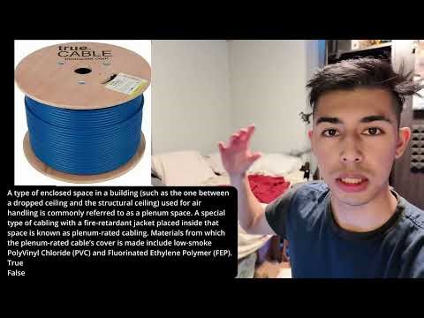 Plenum Space and Plenum-Rated Cabling: Fire Safety Explained | Comptia A+ study