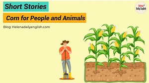 Short Stories in English: Corn for People and Animals | Helena Daily English